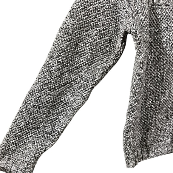 Liz Claiborne Liz Sport Gray Knitted Button-Up Sweater - Size Medium - Picture 5 of 5